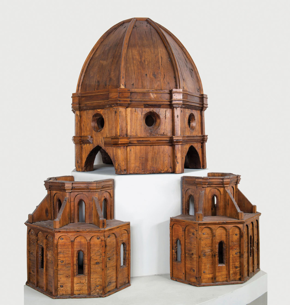 Brunelleschi’s Wooden Model for the Dome of Florence Cathedral (Antonio Quattrone photo).