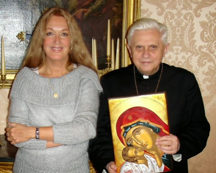 Vassula Rydén a kardinál Joseph Ratzinger