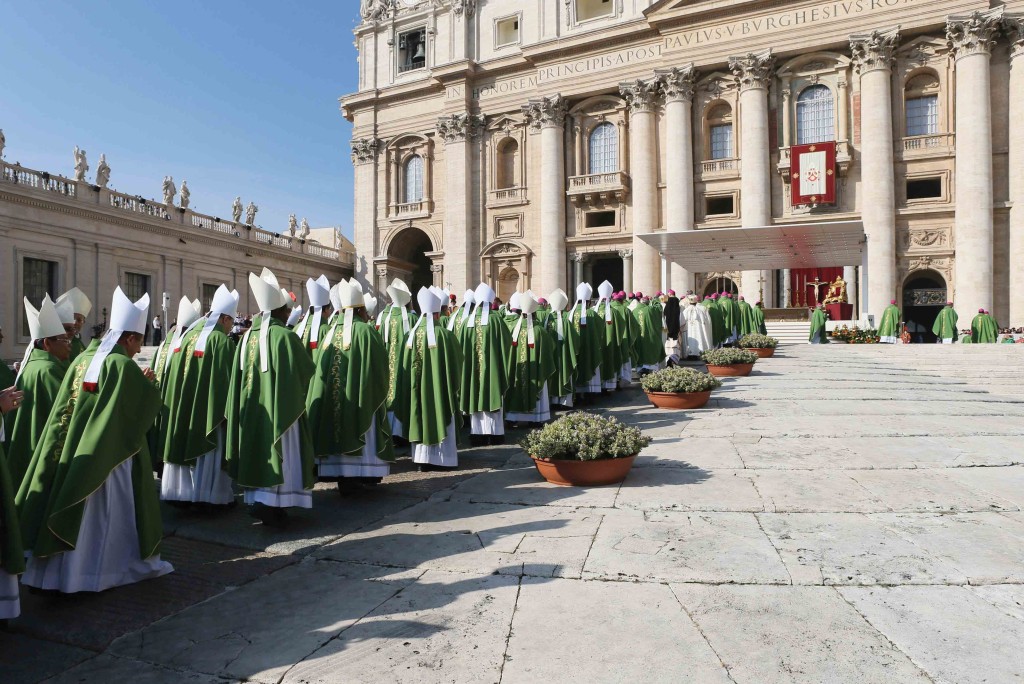 Pope Benedict celebrates Mass opening the Year of Faith in St. Peter’s Square on October 11.