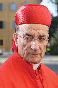Cardinal Bechara Butros Rai, Maronite Patriarch of Antioch.