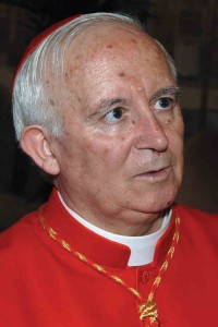 Cardinal Antonio Cañizares, Prefect of the Congregation for Divine Worship and the Discipline of Sacraments. 