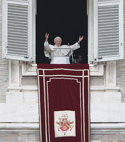 Benedict XVI’s last Angelus on Sunday, February 24.