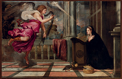The Annunciation from the School of San Rocco in Venice.