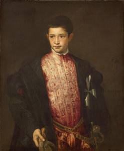 Portrait of Ranuccio Farnese, the illegitimate grandson of Pope Paul III, from Washington’s National Gallery.
