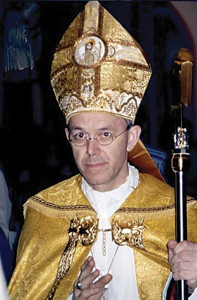 pictured in a 2011 photo, Bishop Athanasius Schneider, who is also secretary general of the local conference of Catholic bishops and chairman of the liturgical commission. 