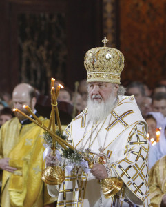 Patriarch Kirill of Moscow and all Russia. 
