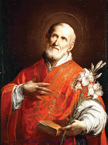 Portrait of St. Philip Neri  by Sebastiano Conca. 