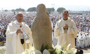 Pope Francis uses incense during a Mass attended by 250,000 people in Sibari, in Italy’s Calabria region, on June 21. In his homily, the Pope said “mafiosi” are not in communion with God and are excommunicated. The Calabria region is home of t he ‘Ndrangheta crime organization, known for drug trafficking. 