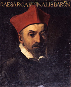 Portrait of Cardinal Baronio by Caravaggio’s School on loan from the Ufffizi Galleries  in Florence.