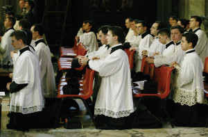A concelbration of Mass by St. John Paul II and then-Cardinal Ratzinger. 