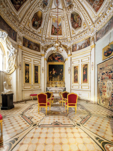 The interior of the "Chapel of the Relics".