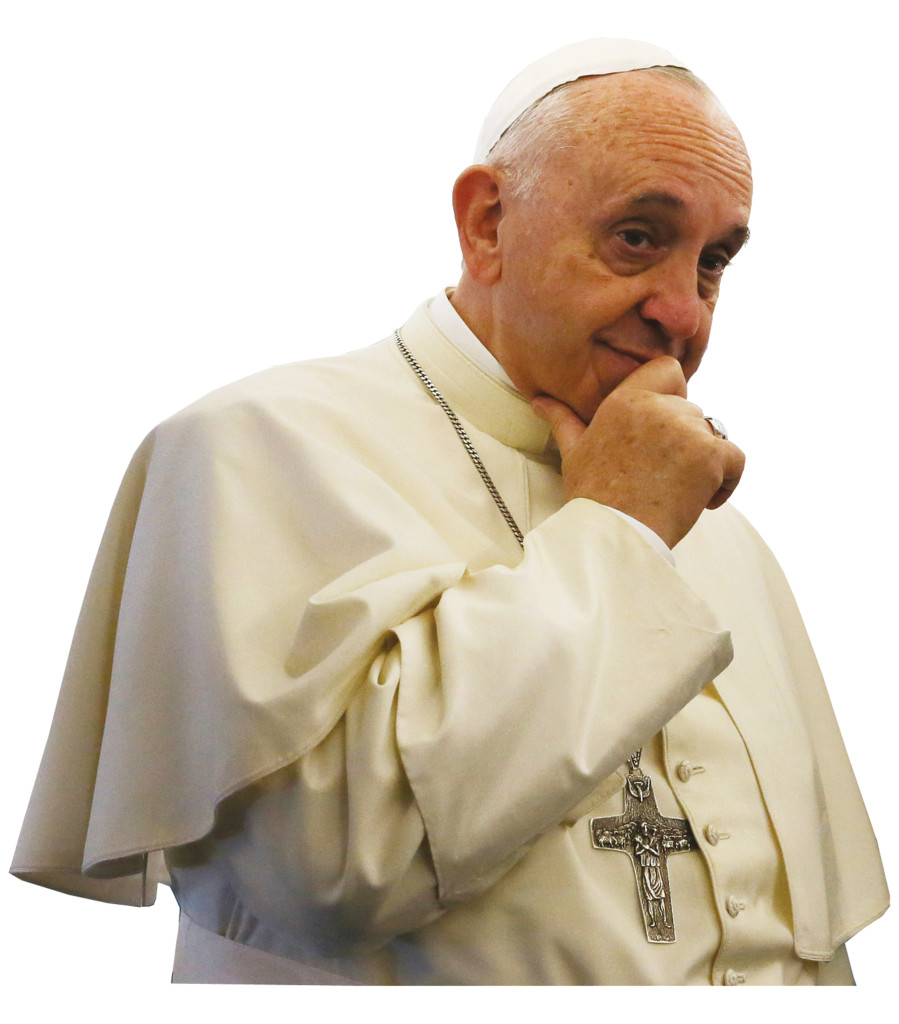 Pope Francis is neither "left" nor "right", but centered on the experience of God's mercy and the forgiveness of human sins. This is what he is attempting to teach by his words and deeds. 