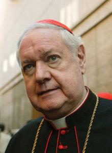 The late Cardinal Edward Michael Egan in 2003 at the jubilee of John Paul II.