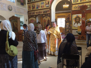 Foundation Pilgrimage, July 2014: During our Private Pilgrimage, we experienced liturgies in both Russian Orthodox and Catholic.