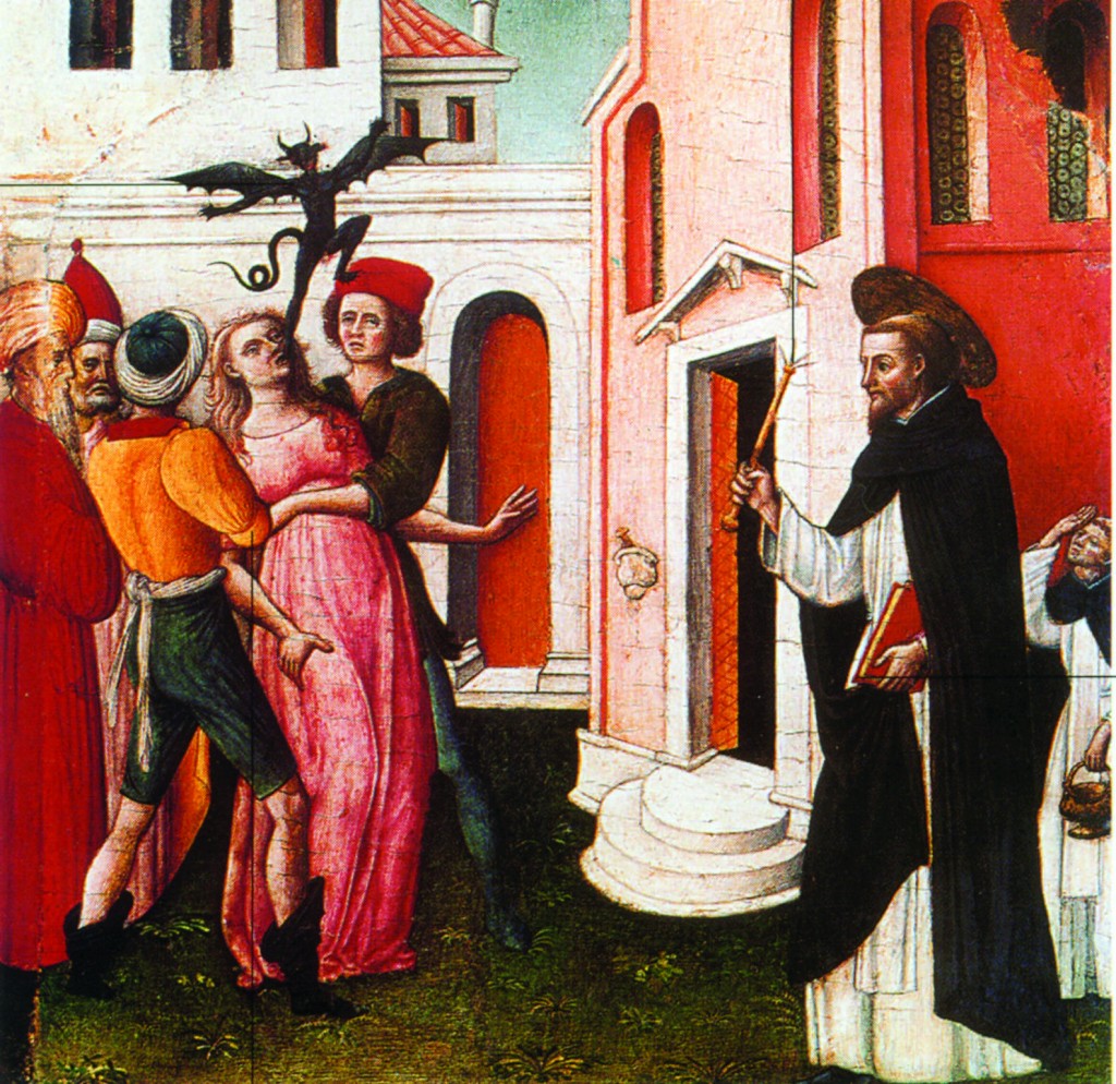 Antonio VivariniSan Pietro martire esorcismo 1440-1450. CHicago Art istitute
