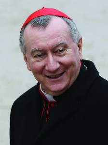 13/02/2015 Vatican City. The Cardinals arrive for the works of the Consistory. Card. Pietro Parolin.