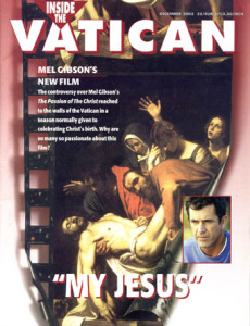 Cover Art for December 2003vissue of Inside the Vatican magazine