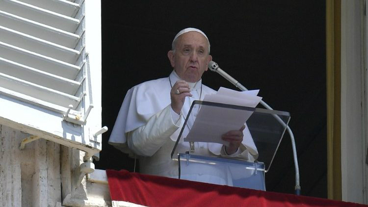 Pope Francis during Regina Coeli (Vatican Media)