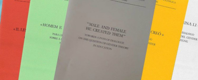The new document from the Congregation for Catholic Education, "Male and Female He Created Them: Towards a path of dialogue on the question of gender theory in education"