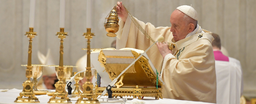Pope Francis celebrates Mass on Easter Sunday