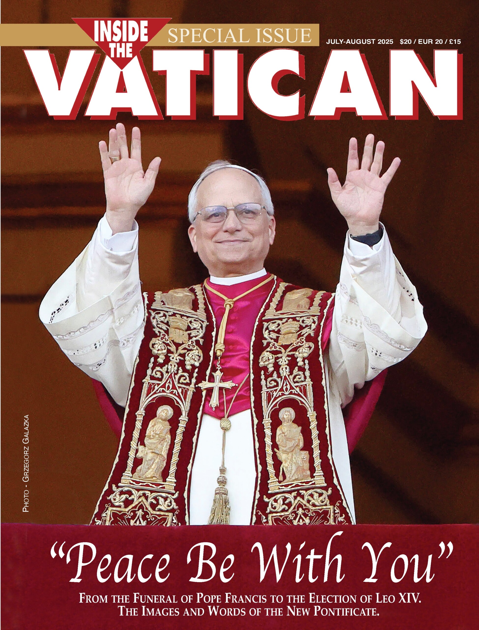 Pope Leo XIV July/August 2025